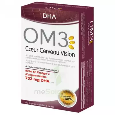 Om3 Dha Coeur Cerveau Vision Caps B/60 à AIX-EN-PROVENCE