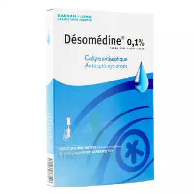 Desomedine 0,1 % Collyre Sol 10fl/0,6ml à AIX-EN-PROVENCE