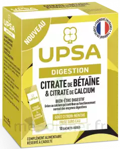 Upsa Citrate De Bétaïne & Citrate De Calcium Poudre 10 Sachets à AIX-EN-PROVENCE