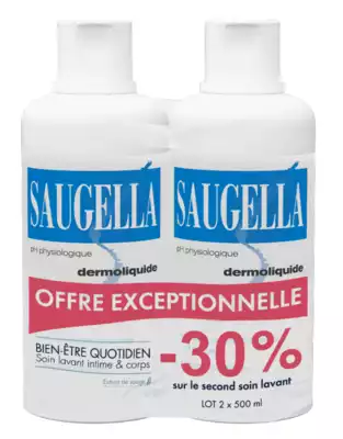 Acheter SAUGELLA Emulsion dermoliquide lavante 2Fl/500ml à AIX-EN-PROVENCE